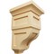 Ekena Millwork 3 1/2"W x 3 3/4"D x 6"H Mini Reyes Wood Corbel, Maple CORW03X03X06RYMA - alternate 1